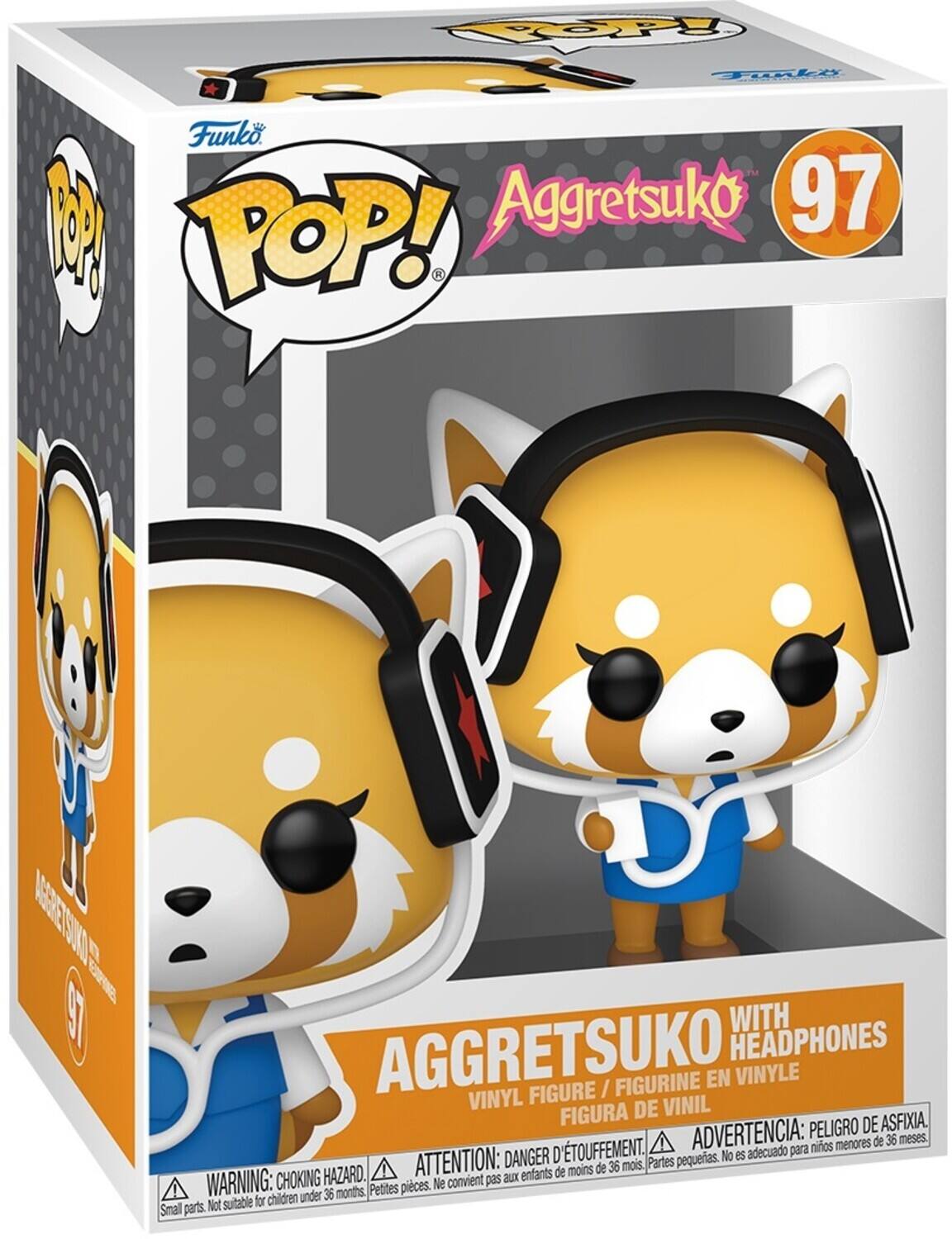 COP Fnly Funko. TM M Aggretsuko 97 POP! MASSE 15U0 9I WITH AGGRETSUKO HEADPHONES FIGURINE EN VINYLE FIGURE / VINYL DE VINIL FIGURA DE ASFIXIA. ADVERTENCIA: PELIGRO DE ASFIXIA. ADVERTENCIA: PELIGRO DE ASFIXIA. ADVERTENCIA: PELIGRO D'ÉTOUFFEMENT. ATTENTION: DANGER D'ÉTOUFFEMENT. ATTENTION: DANGER DÉTOUFFEMENT. WARNING: CHOKING HAZARD. WARNING: CHOKING HAZARD. WARNING: CHOKING HAZARD. Partes pequeas. Partes pequeñas. Partes pequeñas. No es adecuado para niños menores de 36 meses. No es adecuado para niños menores de 36 meses. No es adecuado para niños menores de 36 meses. Small parts. Small parts. Small parts. Not suitable for children under 36 months. Not suitable for children under 36 months. Not suitable for children under 36 months.