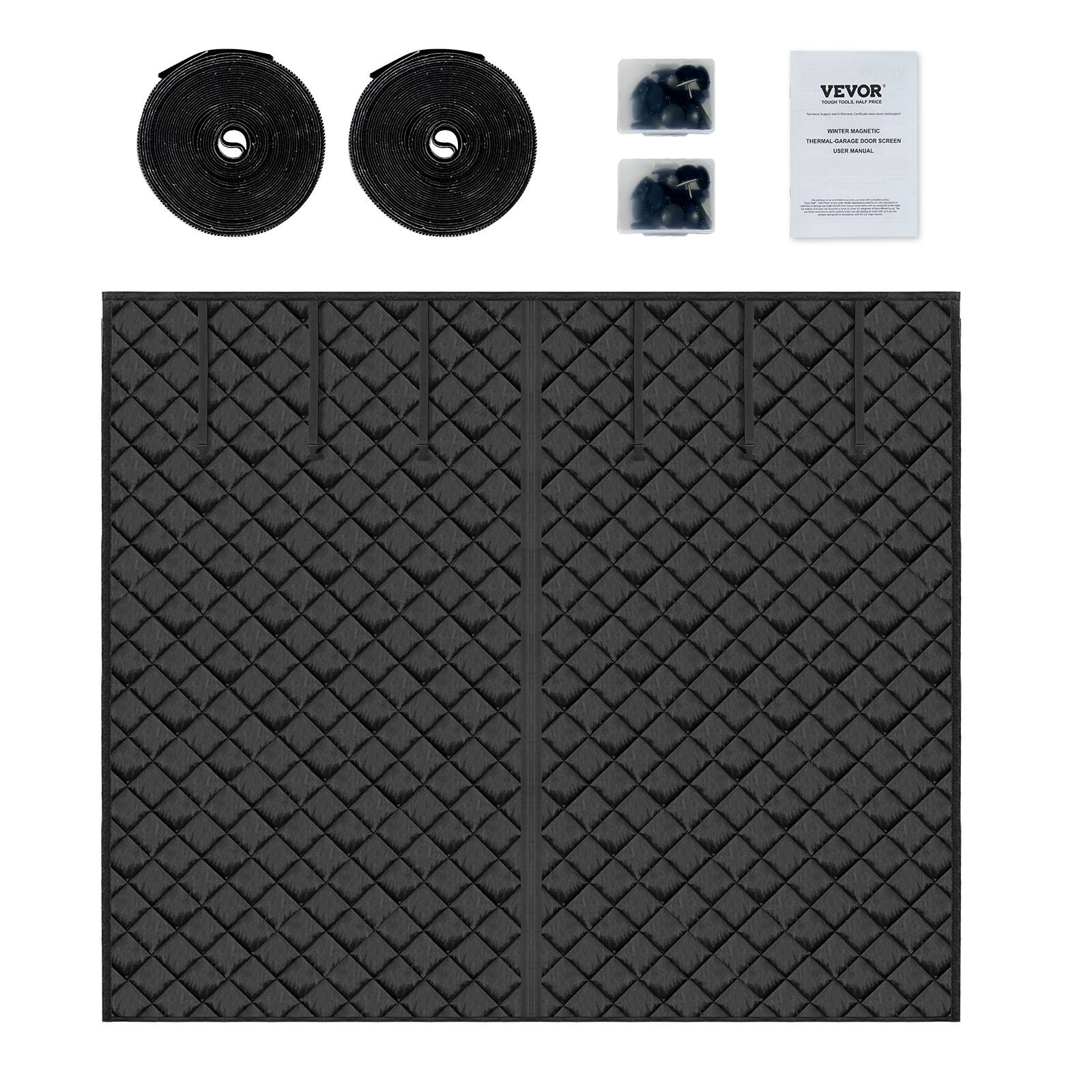 VEVOR  
HORNET MAGNETIC  
THERMAL GARAGE DOOR SCREEN  
6 FT. X 8 FT.  
MADE IN CHINA