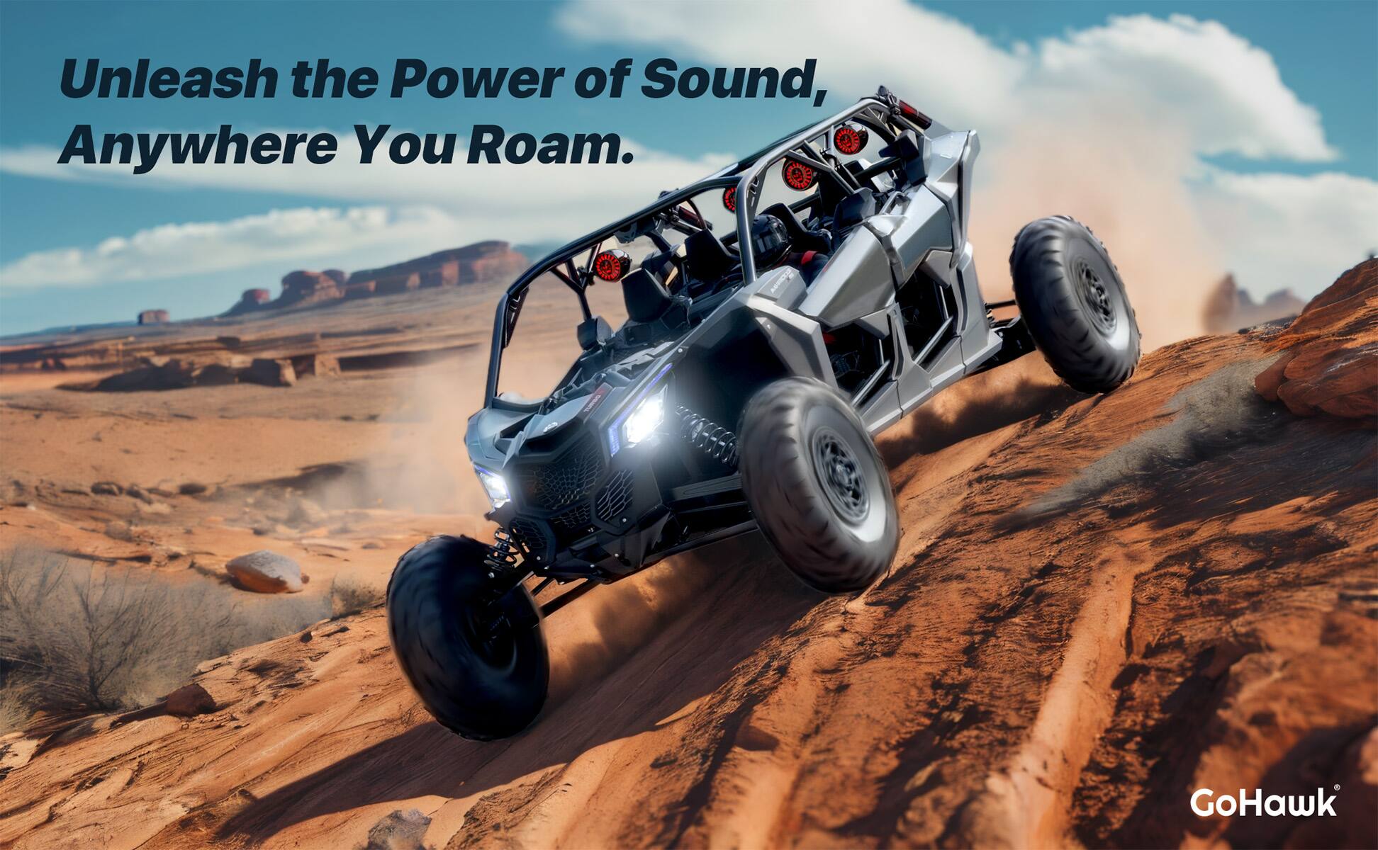 Unleash the Power of Sound, Anywhere You Roam.  
GoHawk