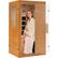Front. Essen Blissed - Infrared Home Sauna,Canadian Hemlock Wooden Indoor Sauna Room with LCD Control Panel, Bluetooth Speakers - Natural.