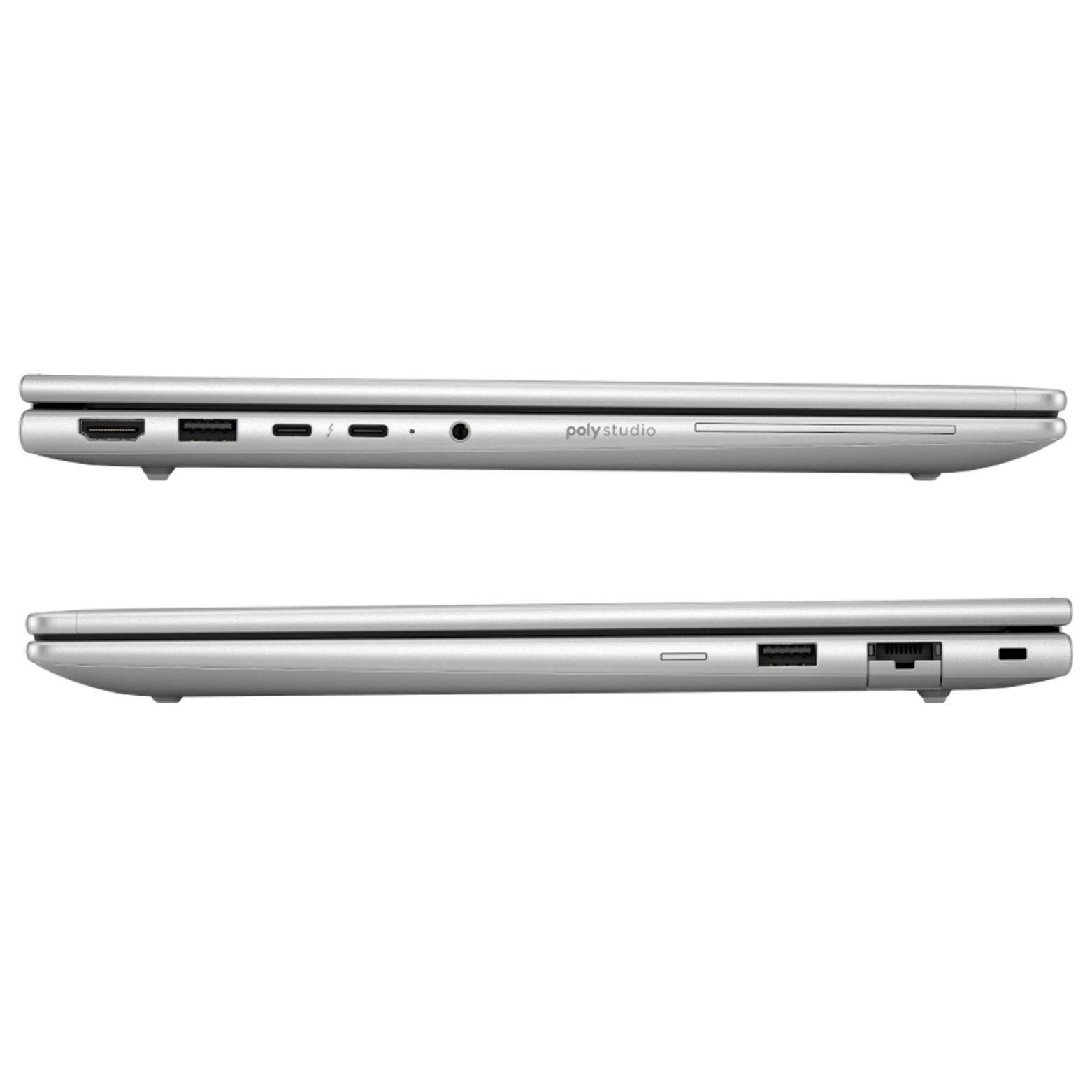 Alt View 4. HP - EliteBook 6 G1i 14" WUXGA Intel Core Ultra 5 235U 2.0 GHz up to 4.9 GHz 32GB DDR5-5600 512GB SSD Windows 11 Pro - Silver.