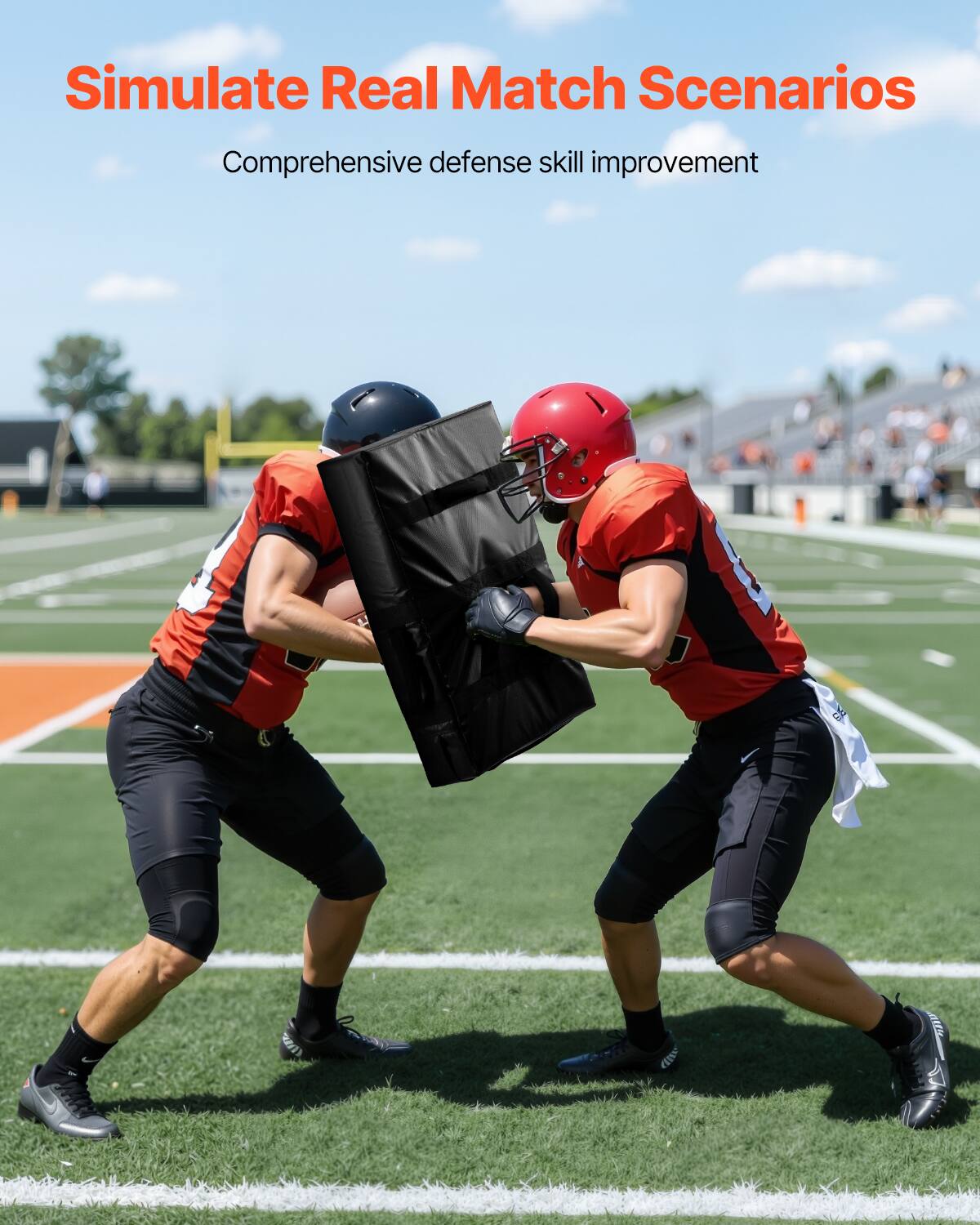 Simulate Real Match Scenarios  
Comprehensive defense skill improvement