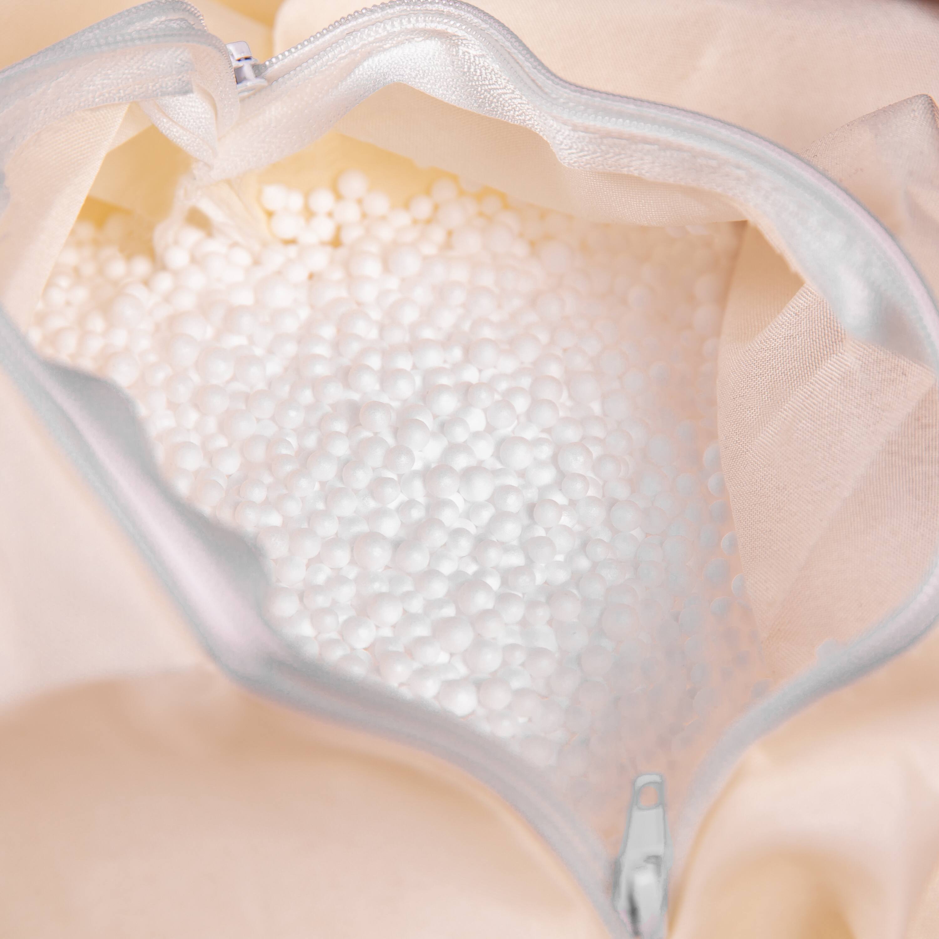 Alt View 7. Emma + Oliver - Small Bean Bag Chair for Kids and Teens - Gray Furry.