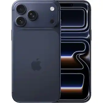 Apple - Refurbished Excellent - iPhone 17 Pro Max 256GB 6.9" 5G Fully Unlocked, Deep - Blue