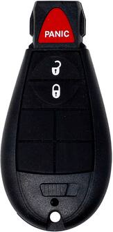 Front. Car Keys Express - Car Keys Express Chrysler, Dodge, and Jeep Simple Key, 3 Button Fobik Car Key Fob and programming device - Black.