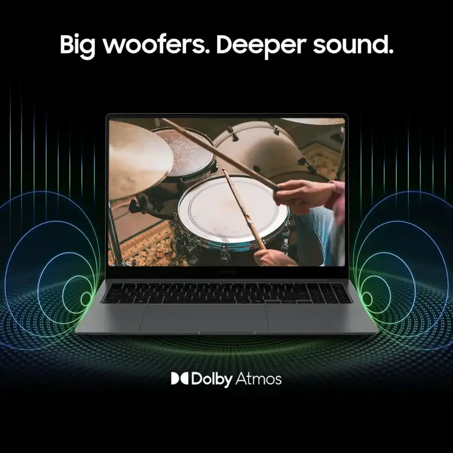 Big woofers. Deeper sound. - I - 1 - I - - Dolby Atmos