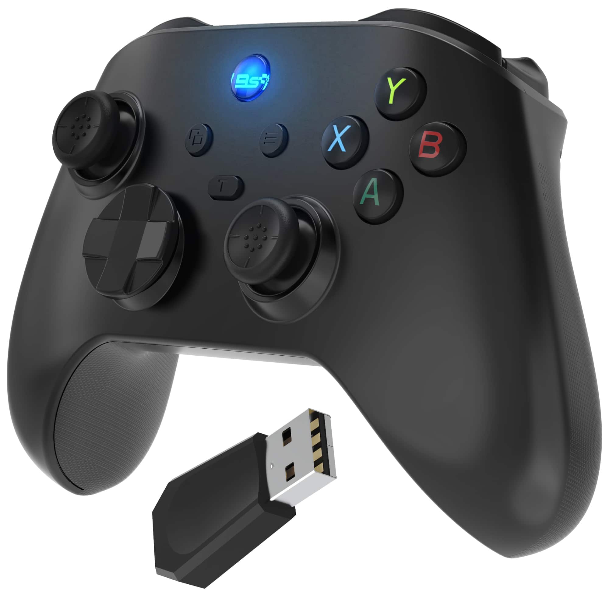 Fosmon - For Switch 2 Pro Controller, Gaming PC Controller, Nintendo Switch Pro Controller with 2 Programmable Buttons - Black