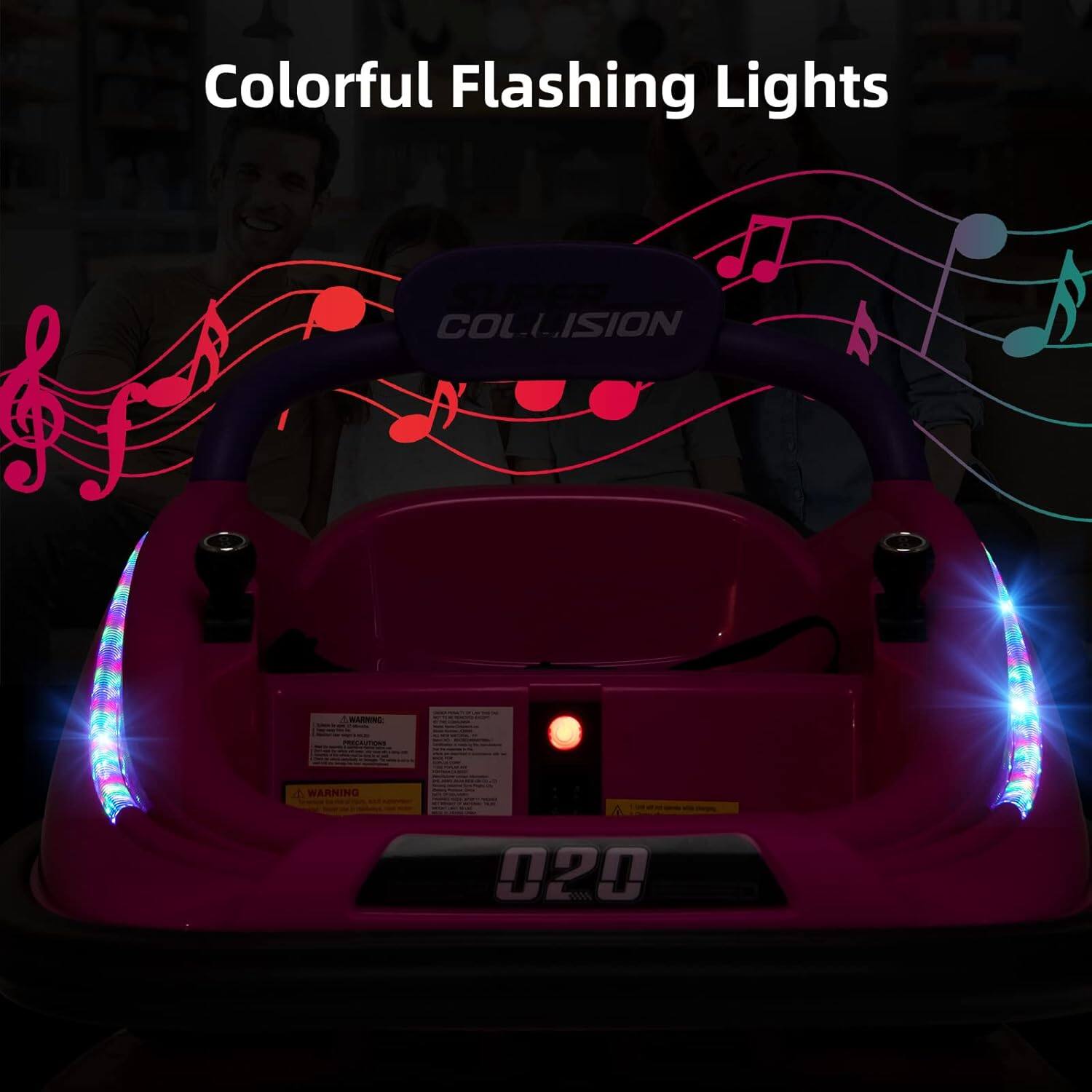 Colorful Flashing Lights

COLLISION

020