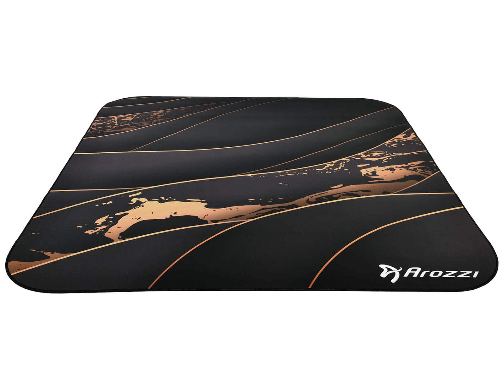 Front. Arozzi - Zona Quattro Floor Pad - Black Gold.