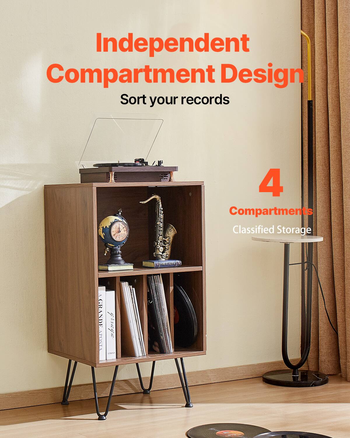 Independent Compartment Design  
Sort your records  

4 Compartments  
Classified Storage  

AGRANDE APOSTA  
grsaga
