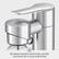 Brushed stainless steel body and die cast lever for a Luxe look & feel