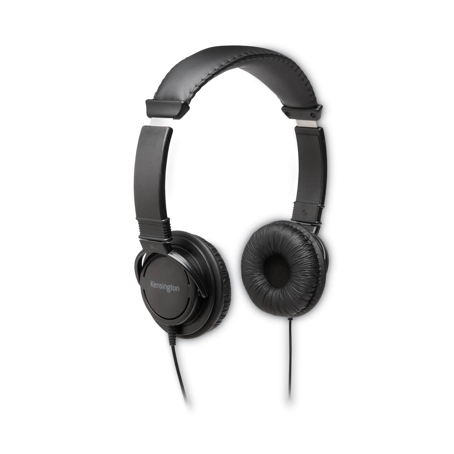Alt View 2. Kensington - Kensington K97600WW Hi-Fi Headphones with 6 ft. Cord - Black - Black.