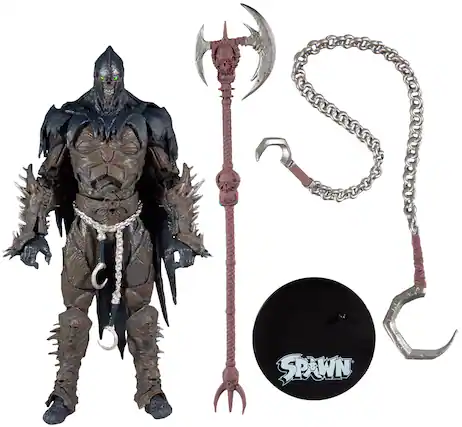 Front. McFarlane Toys - Spawn 7" Raven Spawn Figure.