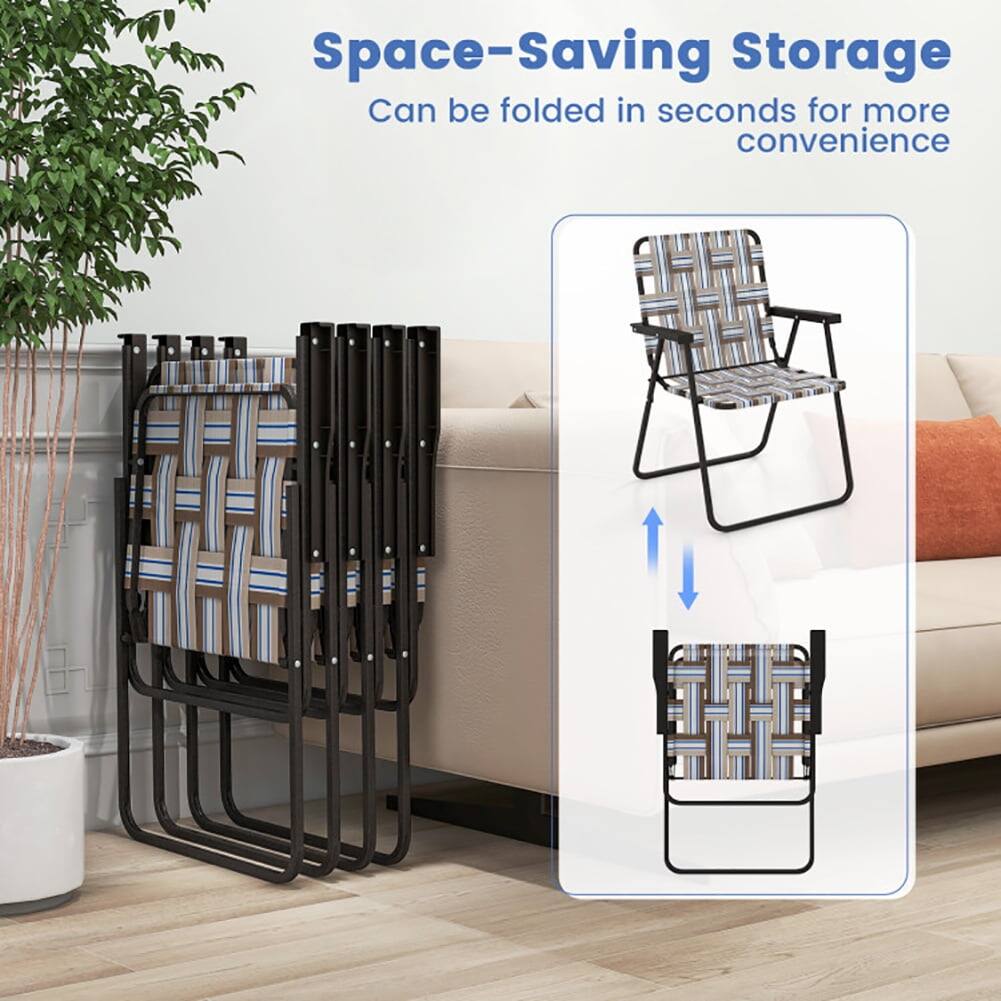 Space-Saving Storage  
Can be folded in seconds for more convenience