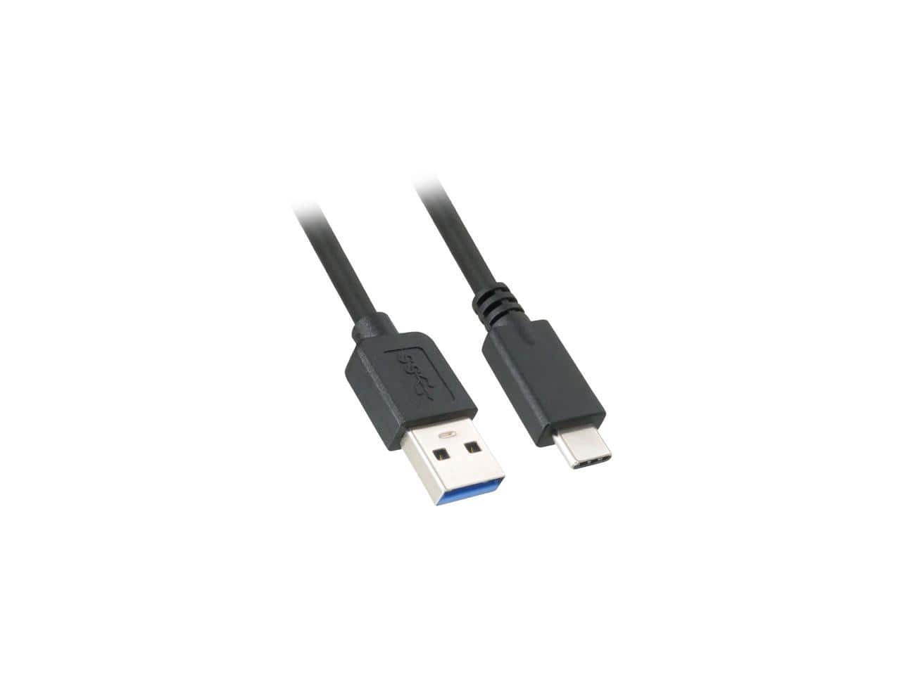 Nippon Labs - 50USB3-CM-AM-6 6ft USB 3.0 (USB 3.2 Gen 1) USB-C Male to USB A Male Cable - Black