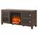 Left. Camden&Wells - Quincy Log Fireplace TV Stand for Most TVs up to 65" - Alder Brown.