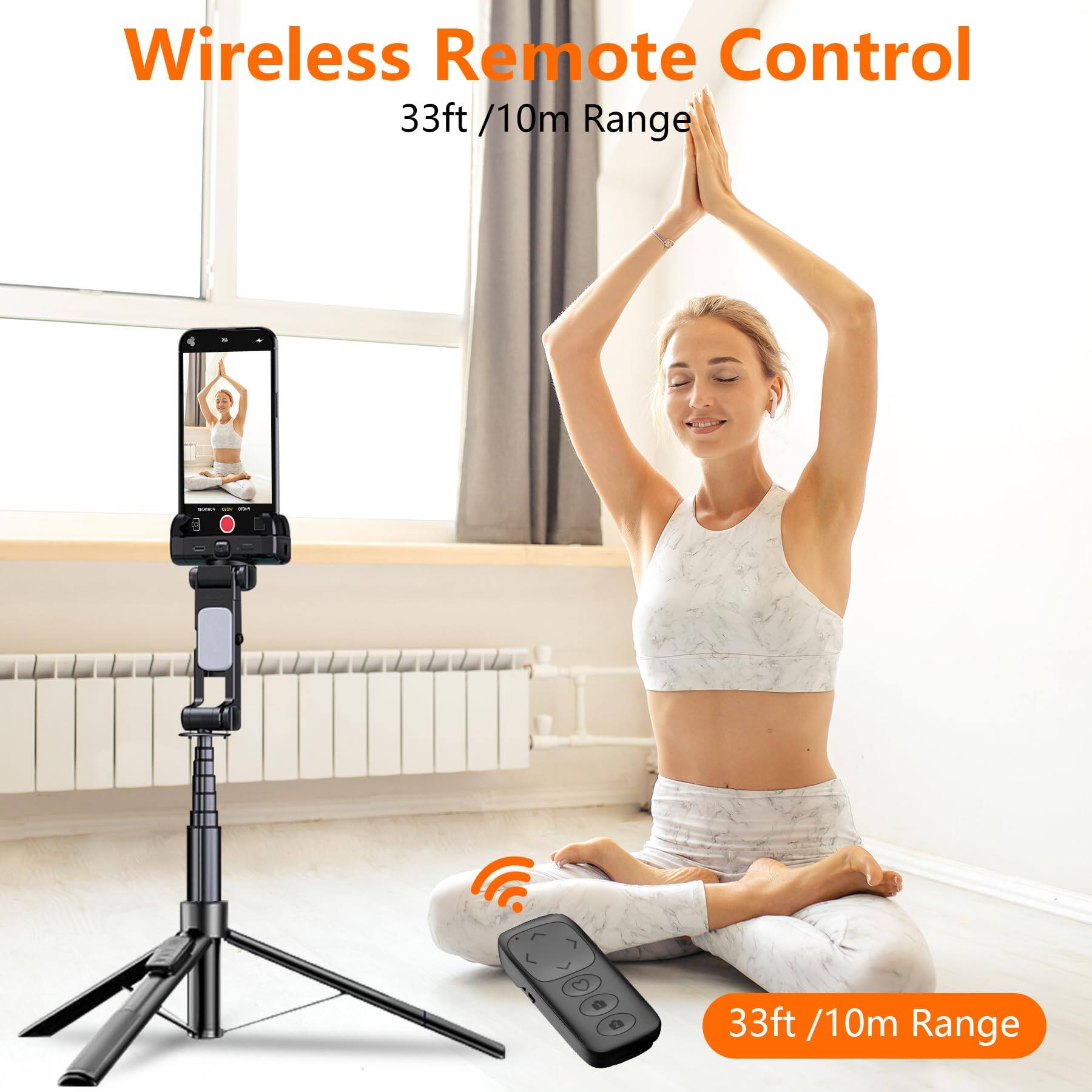 Wireless Remote Control  
33ft / 10m Range
