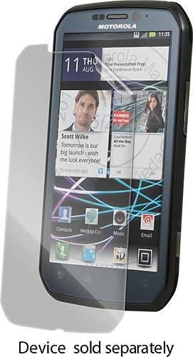 Angle Standard. ZAGG - InvisibleSHIELD for Motorola Photon Mobile Phones.