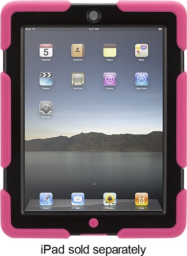 commando Vruchtbaar Gemaakt van Best Buy: Griffin Technology Survivor iPad Case Pink/Black GB02534