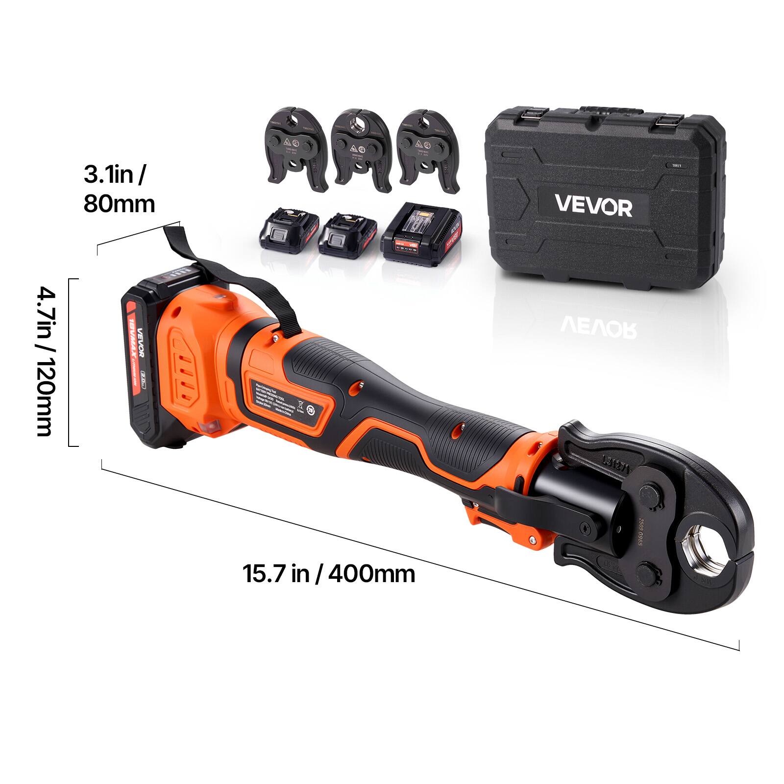 3.1in / 80mm  
4.7in / 120mm  
15.7 in / 400mm