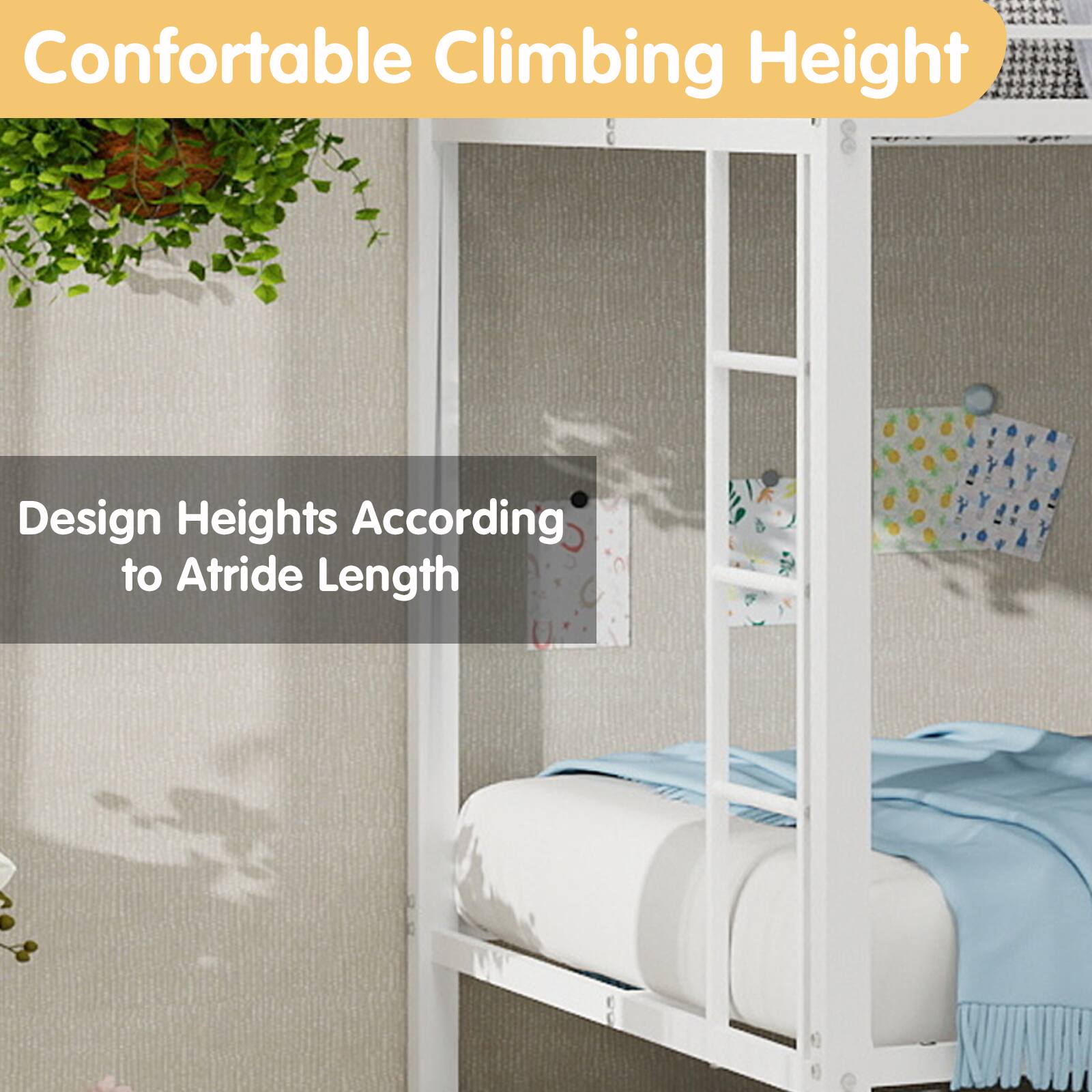 Comfortable Climbing Height

Design Heights According to Atride Length