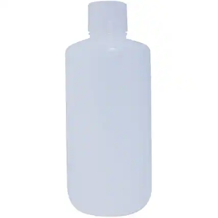 Front. Nalgene - Nalgene HDPE Narrow Mouth Round Bottle - 1 qt. - White - White.