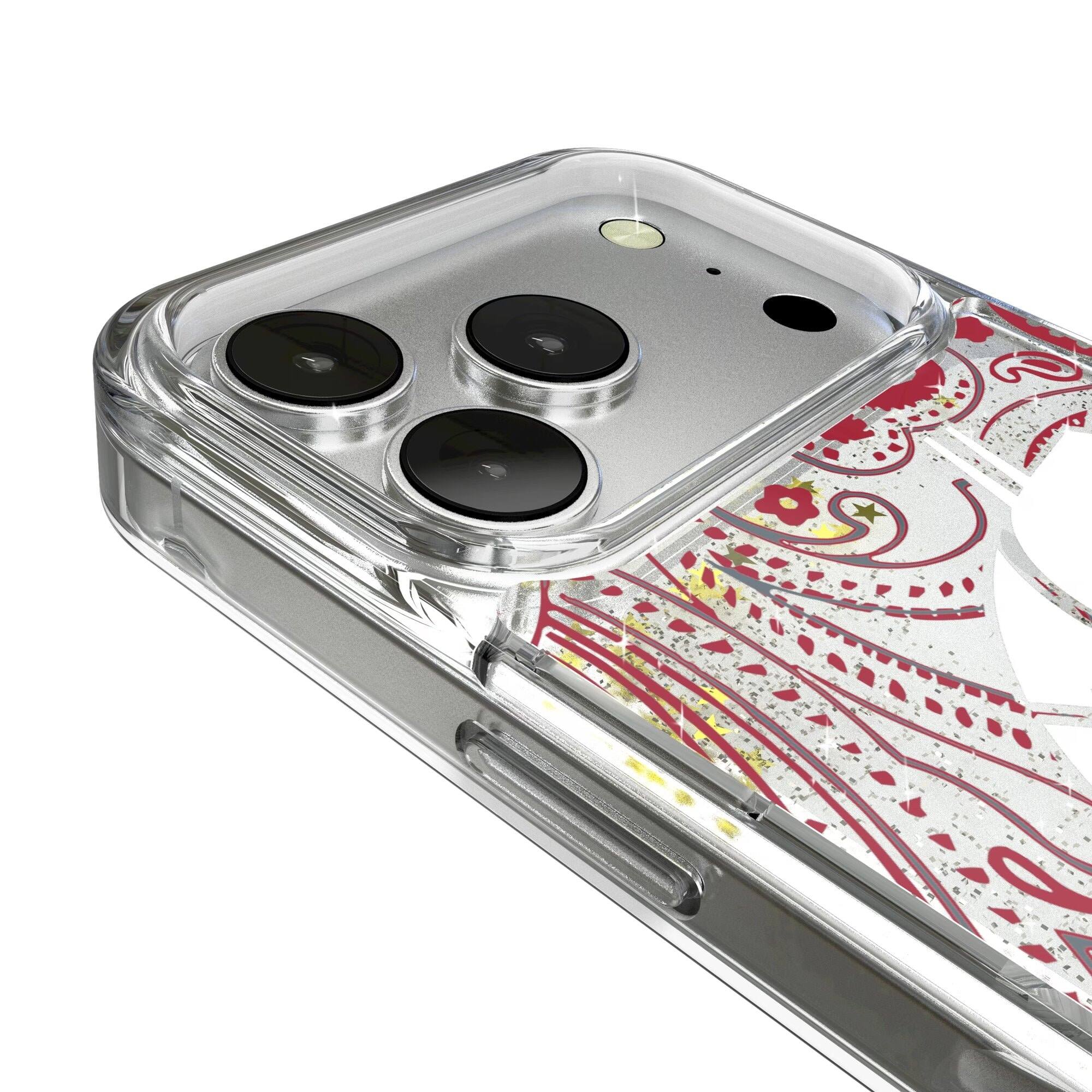 Alt View 2. Keyscaper - Washington State Cougars iPhone Glitter Paisley Design Case - 14 - Multicolor.