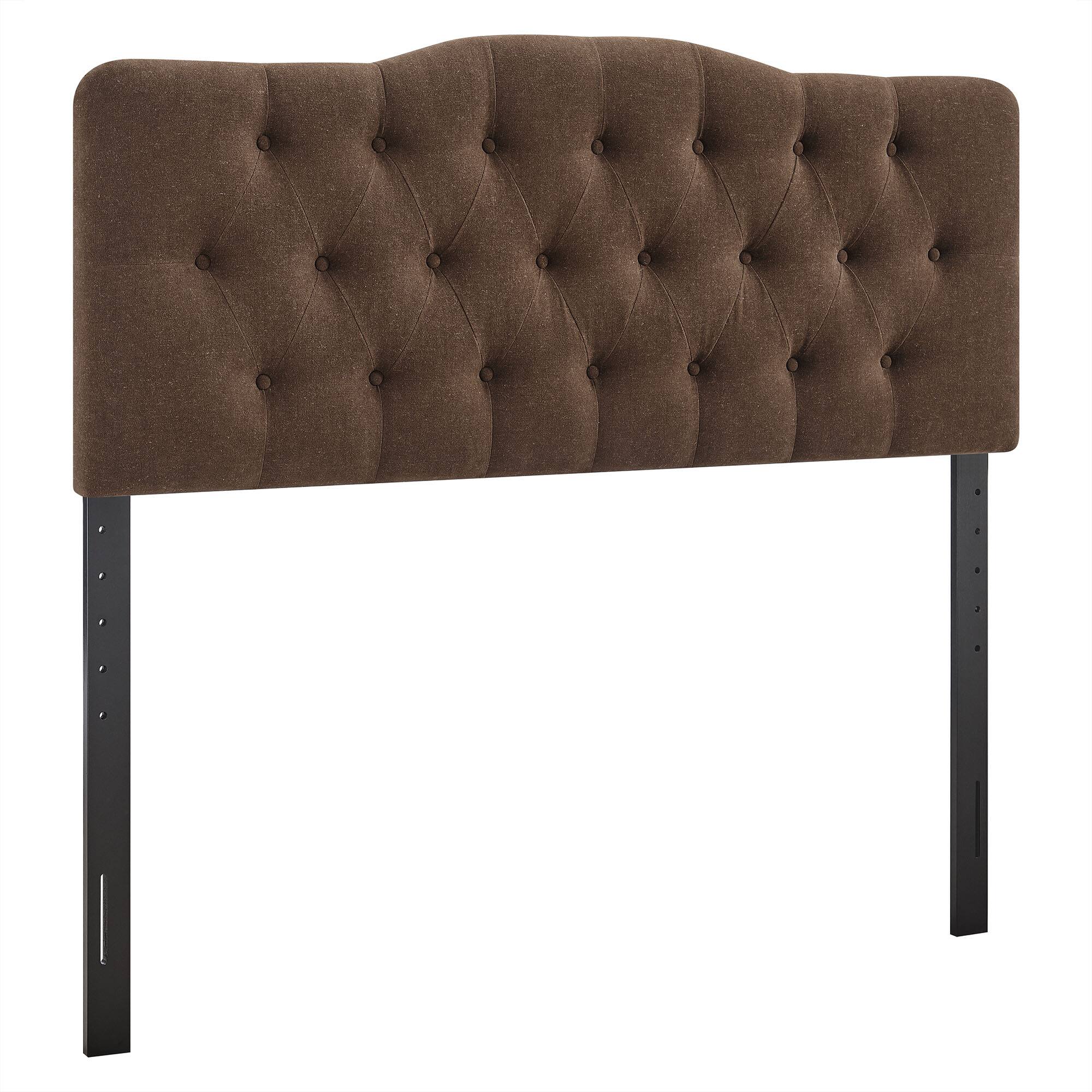 Angle. Modway - Annabel Upholstered Headboard by Modway - Cocoa.