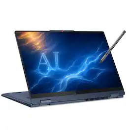 Lenovo - IdeaPad Flex 5 2-in-1 16" FHD+ Touchscreen AI Laptop - AMD Ryzen AI 5 - 16GB RAM - 512GB SSD - Digital Pen - Copilot+ PC - Cosmic Blue
