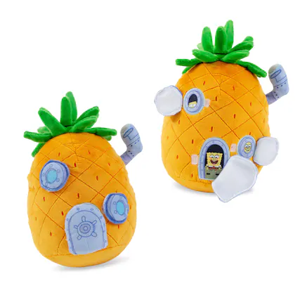 Front. Nickelodeon - Nickelodeon SpongeBob SquarePants Pineapple House 10-Inch Plush Toy - Orange.