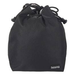 Unique Bargains - Soft Drawstring Lens Case, with Cotton Pad 5.91"x3.94" Thick Fleece Cloth for SLR Lens, Water Cups - Black