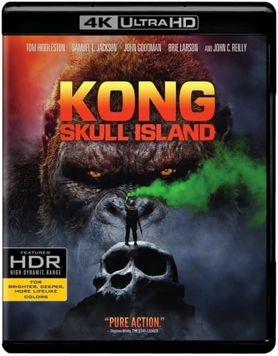 Front. Kong: Skull Island   - 4K Blu-Ray.