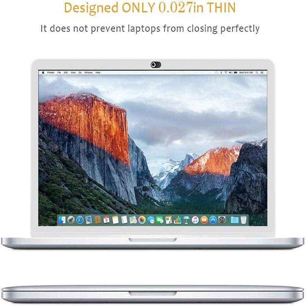Designed ONLY 0.027in THIN  
It does not prevent laptops from closing perfectly