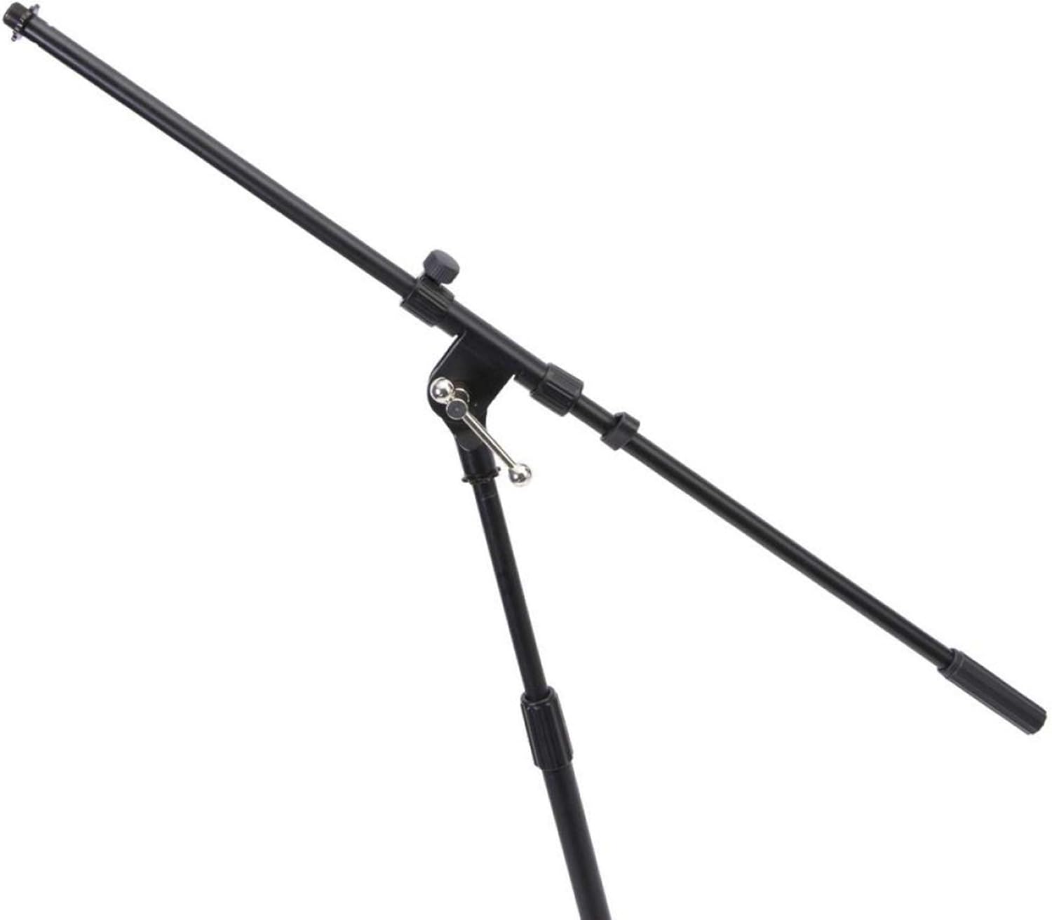 Left. On Stage Stands - On-Stage MSP7706 Euro Boom 6 Mic Stands w/ Travel Bag (For Vocal and Instrument Microphones, Height-Adjustable, Rugged, - Black.