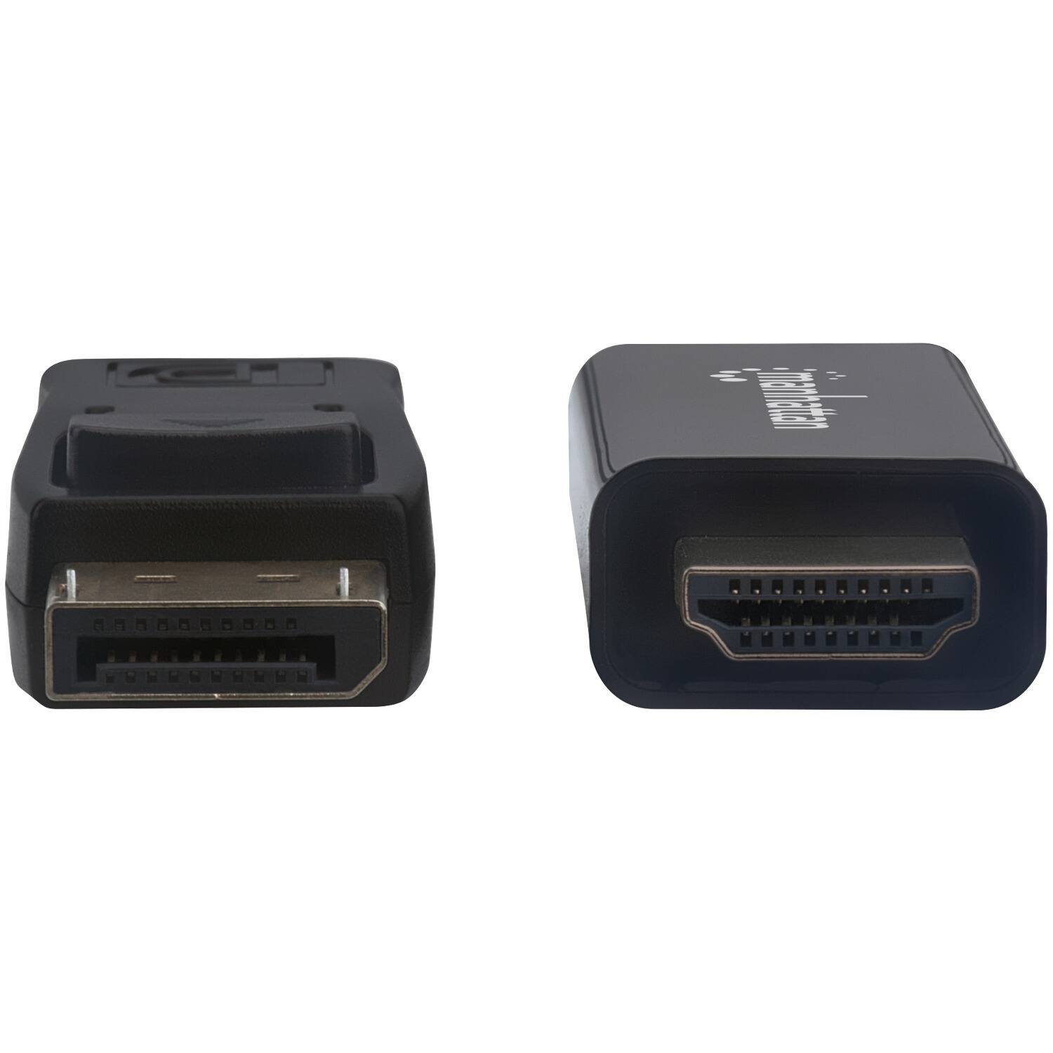 Back. Manhattan - Manhattan 153188 1080p Displayport To Hdmi Cable (10 Ft.) - Black.
