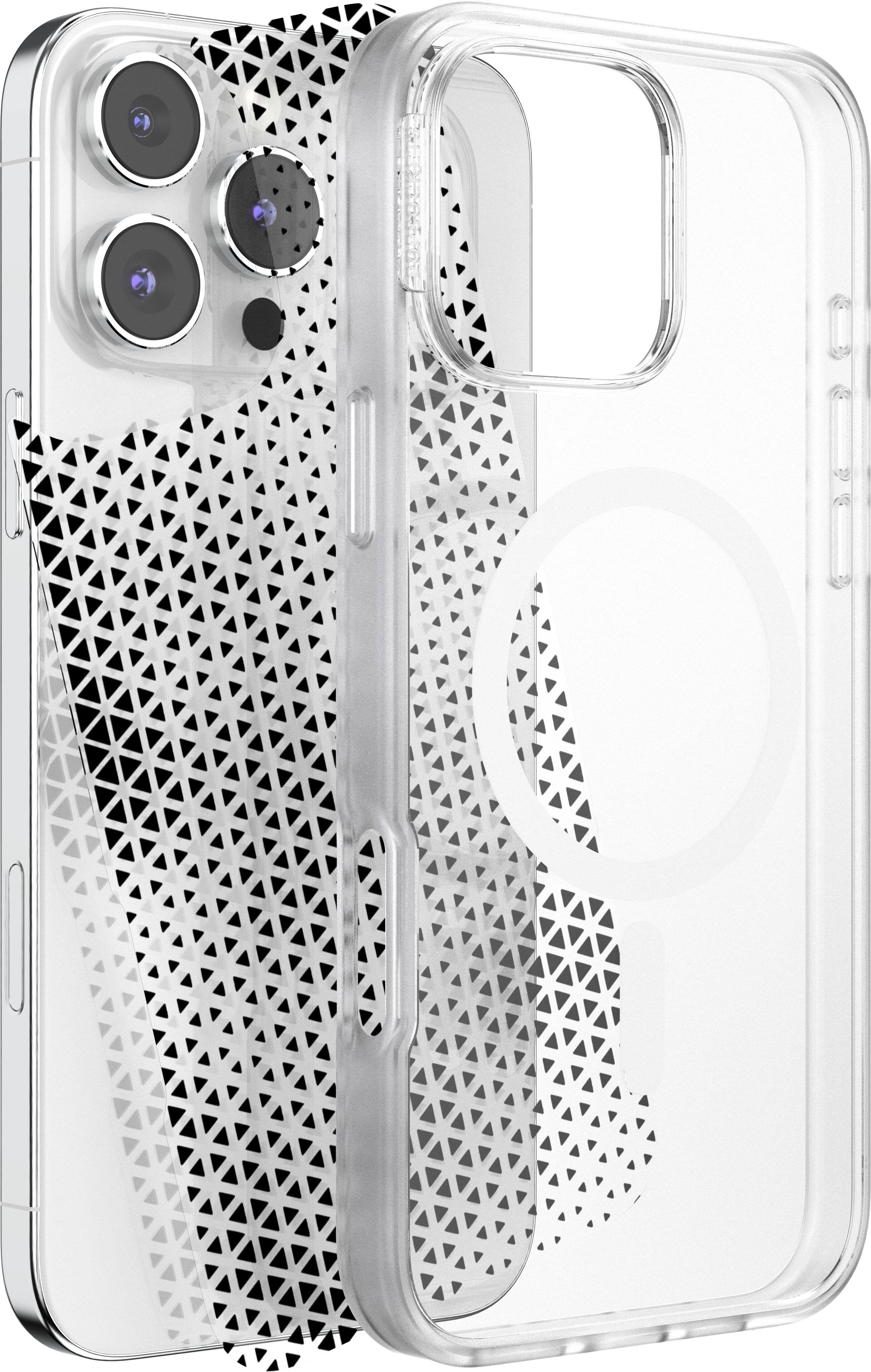 Alt View 2. PopSockets - Looks iPhone 16 Pro Max Swappable Graphic Case Inserts (3 per pack) - compatible w/ PopSockets PopCase only - Geo Bundle.