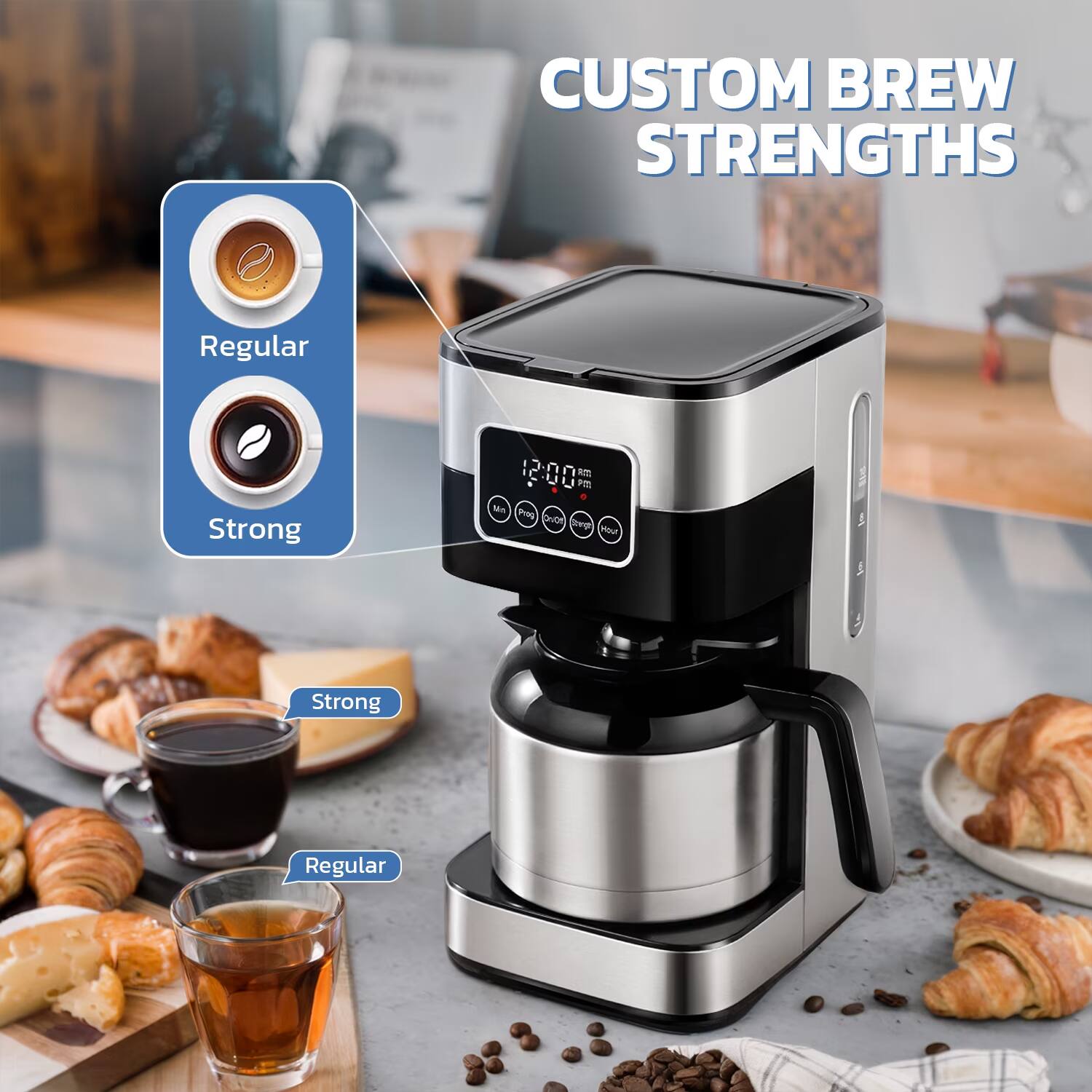 CUSTOM BREW STRENGTHS  
Regular  
Strong