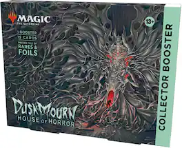 Wizards of The Coast - Magic: The Gathering Duskmourn: House of Horror Collector Booster (15 Magic Cards)
