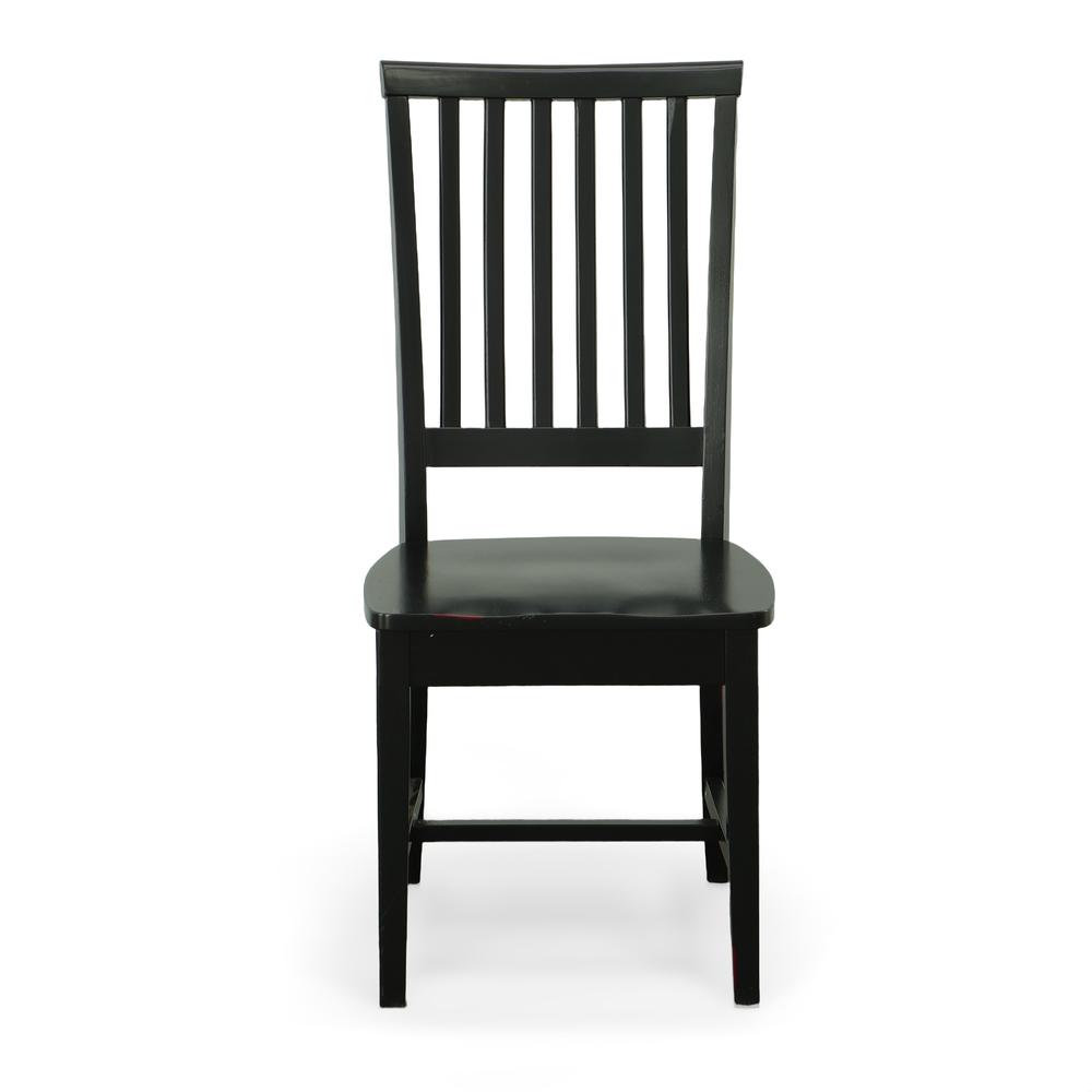 Alt View 1. Carolina Chair & Table - Hudson Dining Chair - Antique Black - Black.