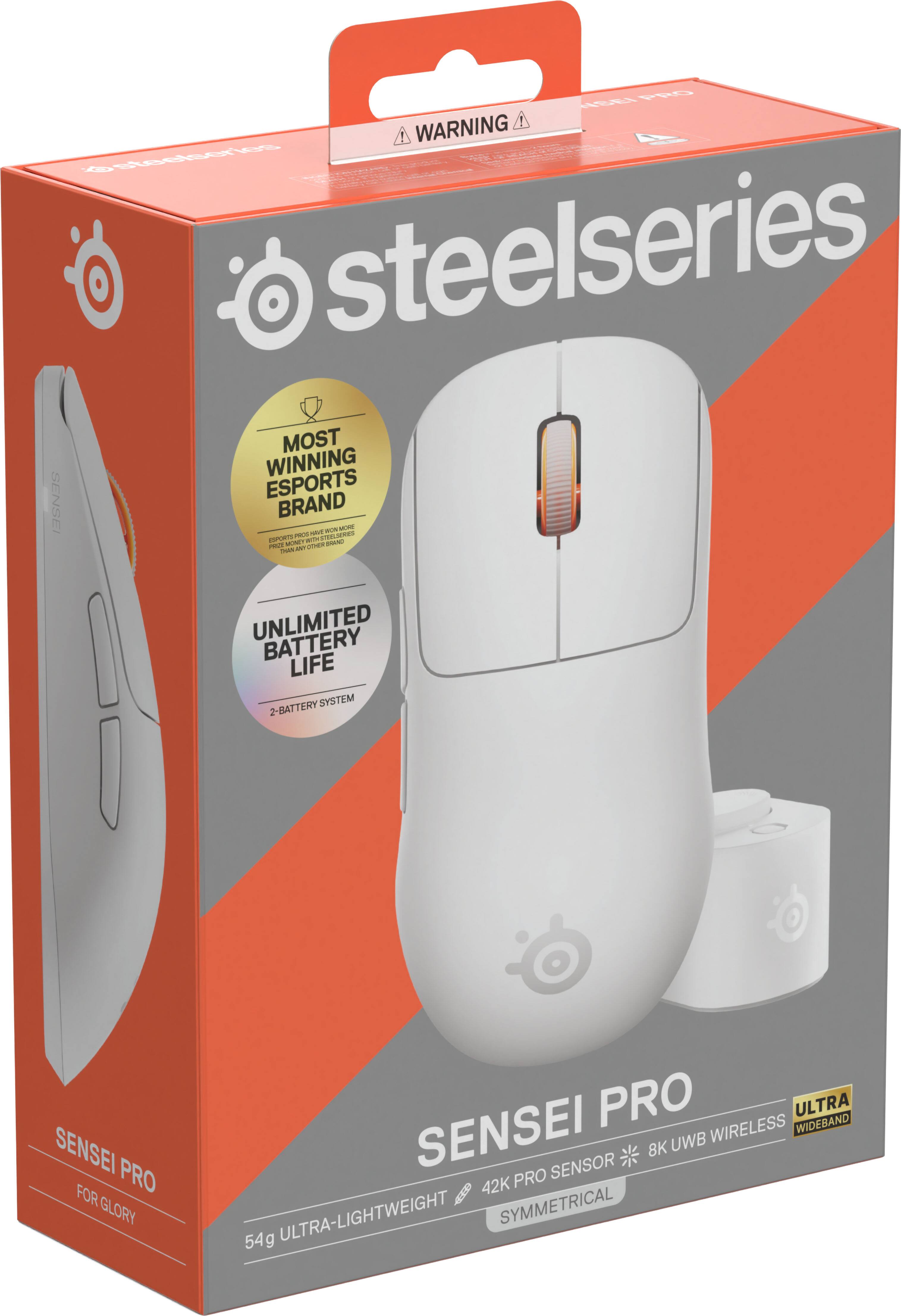 NSEI PRO WARNING @steelscries steelseries MOST WINNING ESPORTS SENSEI BRAND PEACHE MADE LIVELLANGE DON MORE ESPORTS MONE SPETH BISANO PROTEIN JUNY LONER DRANK

UNLIMITED BATTERY LIFE 2-BATTERY SYSTEM

SENSEI PRO FOR GLORY

PRO WIRELESS ULTRA WIDEBAND SENSEI SENSOR 8K UWB 42K PRO ULTRA-LIGHTWEIGHT SYMMETRICAL 54g