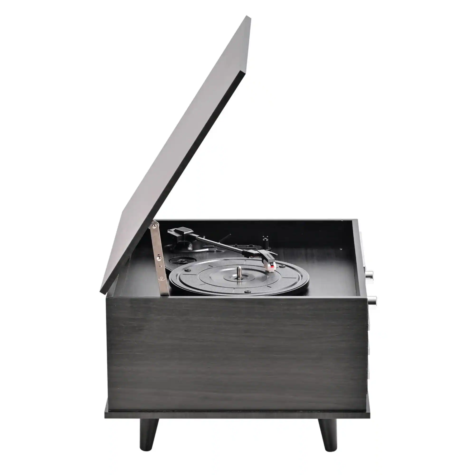 Alt View 2. Victor Audio - Monroe 8-in-1 Music Center - Graphite.