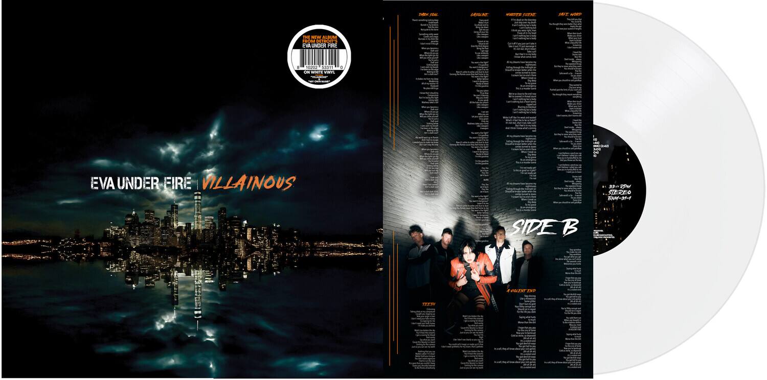 Eva Under Fire - Villainous - White   - VINYL LP price history on PriceWatchPro
