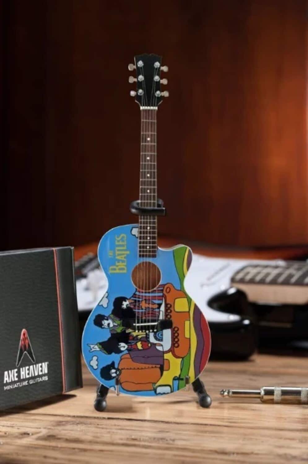The Beatles - Axe Heaven Yellow Submarine Mini Acoustic Guitar AH-236 - Collectibles - Multicolor