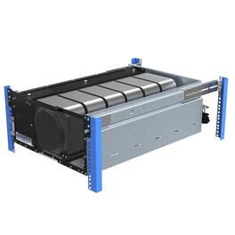 RackSolutions - 5U HyperShelf for 6 Apple Mac Studio, Rack Mount Shelf with Airflow Management and Cable Management Arm - Black