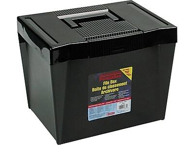 Pendaflex Portable Hanging File Box, Letter Size Black 20861