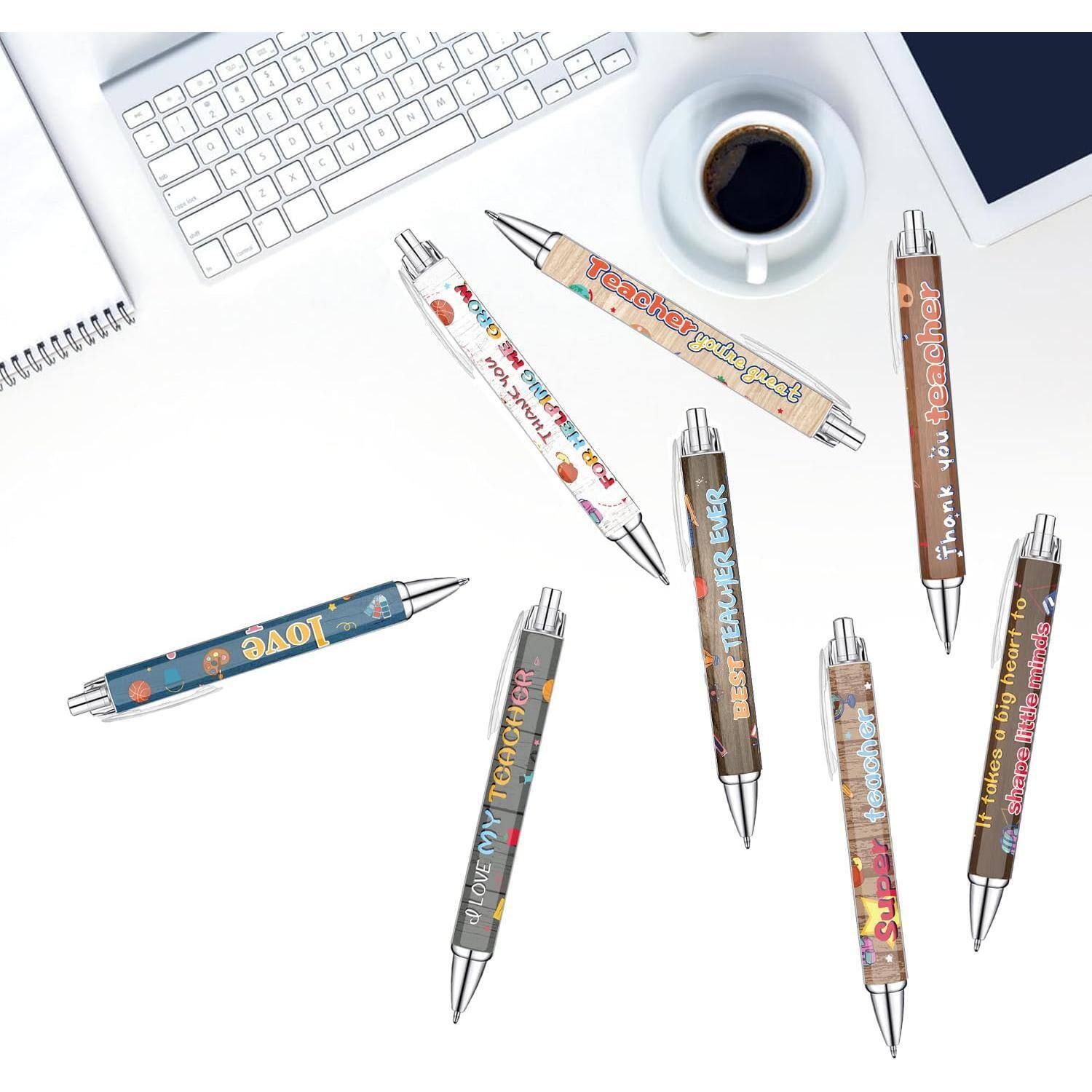 Paradigms Interiors 8 Teacher Pens Gift For Fun Cute Funny Set Teach ...