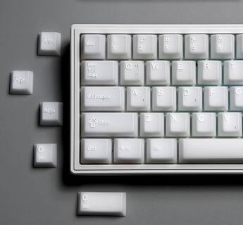 Womier PBT Keycaps,Translucent Ceramic Keys Cherry Profile Double Womier PBT Keycaps,Translucent Ceramic Keys Cherry Profile Double