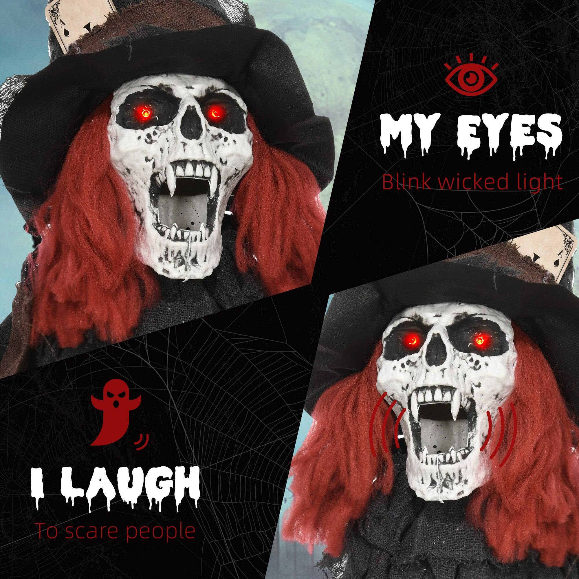 MY EYES  
Blink wicked light  

I LAUGH  
To scare people