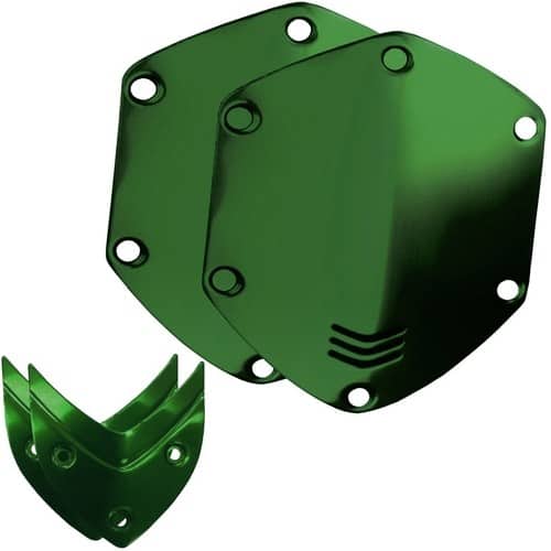 Front Standard. V-MODA - Crossfade Over-Ear Headphone Metal Shield Kit - Hawk Green.
