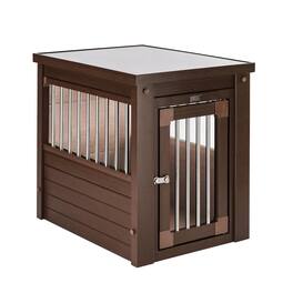 New Age Pet - ECOFLEX Dog Crate End Table - Russet Small